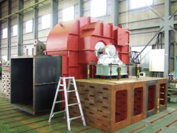 JFE鋼鐵株式會社560kW收塵風機完成