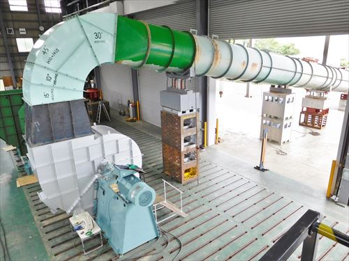 ■大手化学会社向け、90kw　押込通風機　1台完成
