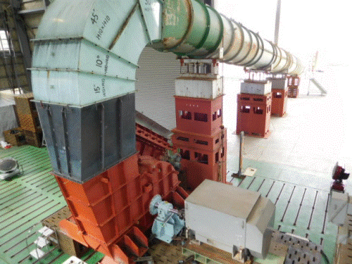 大手セメント会社向け、520kW 石炭ミル排気ファン 1台完成