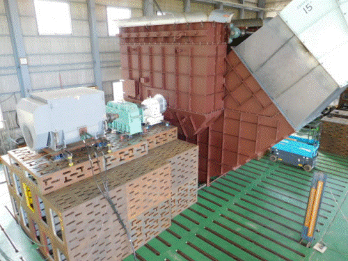 大手セメント会社向け、1400kW BgFファン 1台完成