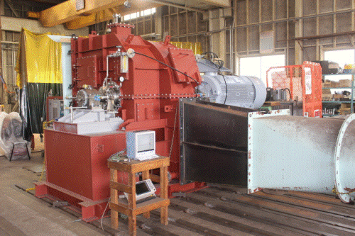 大手製鉄会社(中国)向け、450kW MIX GAS BLOWER 3台完成