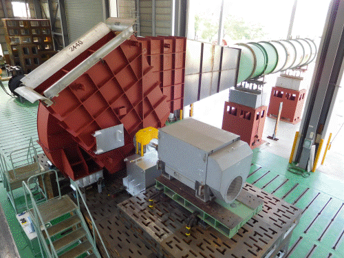 大手化学会社向け、950kW エキゾースターファン 1台完成