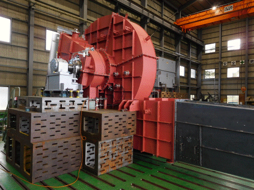 大手製鉄会社(台湾)向け、2600kW ID FAN １台完成