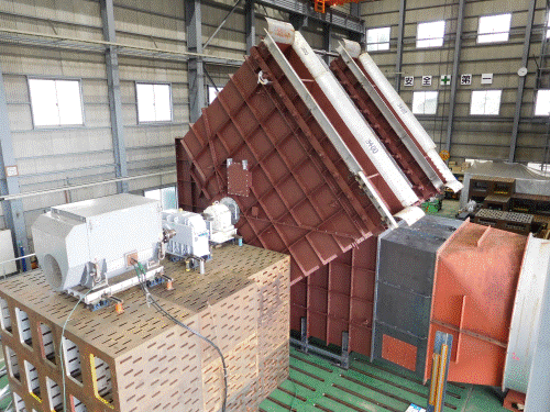 大手セメント会社向け、950kW BgF用ファン 2台完成
