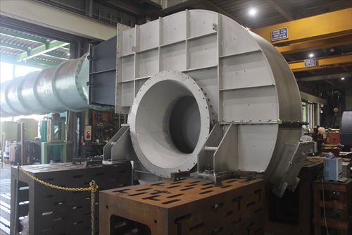 大手石油会社向け、300kW メインブロワ 1台完成