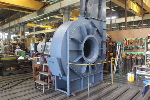 大手製紙会社向け、200kW ボイラIDF 1台完成