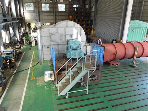 大手非鉄金属会社向け、700kW 集塵ファン 1台完成