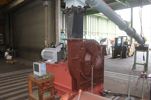 大手化学会社向け、55kW 排ガスファン 1台完成