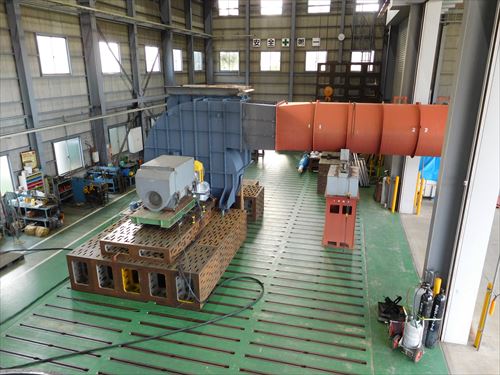 バイオマス発電所向け、1250kw　誘引通風機　１台完成