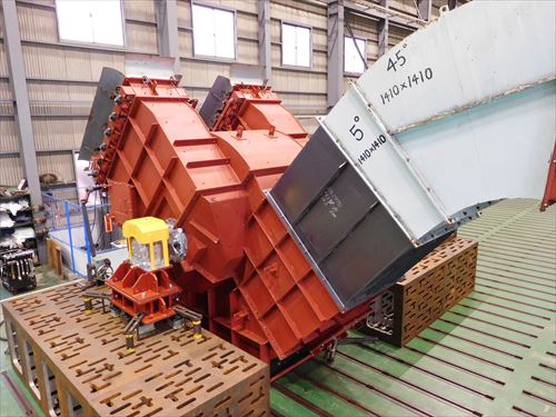 大手製鉄会社向け、350kW 集塵ファン 1台完成