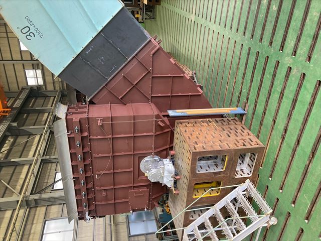  大手製鉄会社向け、1200kW 集塵ファン 1台完成