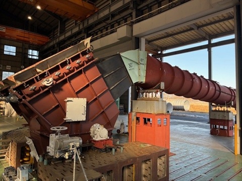 大手製紙会社向け、650kW 誘引通風機 1台完成